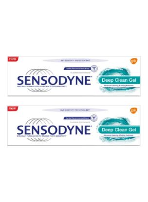 Picture of Sensodyne Toothpaste Deep Clean Gel 1+1Free 75ml