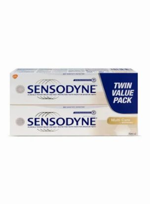 Picture of Sensodyne Toothpaste Multicare & Whitening 20% 2x75ml