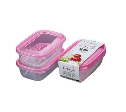 Picture of Seria Food Container Pink 500ml Pack of 2