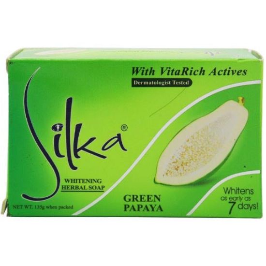 Picture of Silka Papaya Soap With Vita Rich Actives Dermatologist 135gm