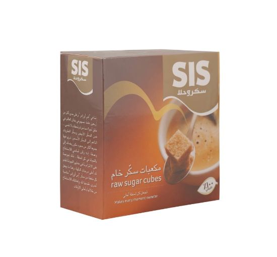 Picture of Sis Cube Sugar Brown, 454gm