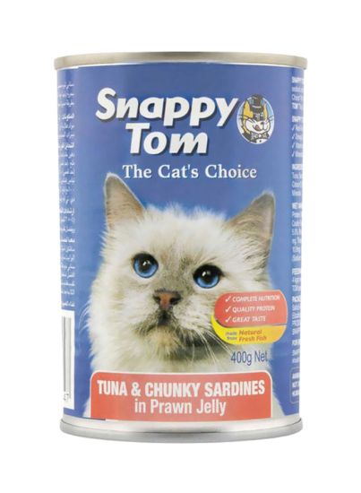 Picture of Snappy Tom Catfood Tuna & Sardines 400gm