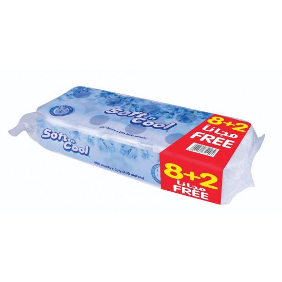 Picture of Soft N Cool Toilet Rolls 2Ply 10x400's