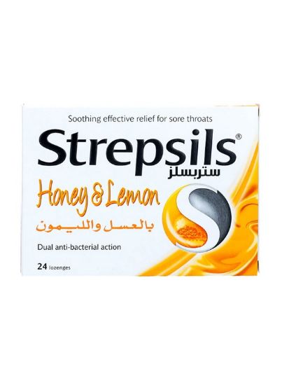 Picture of Strepsils Honey & Lemon 24's