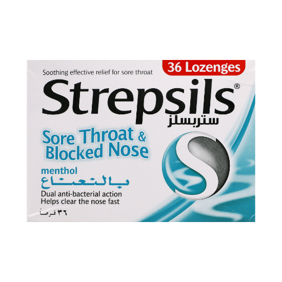 Picture of Strepsils Sore Throat & Blocked Nose 36's