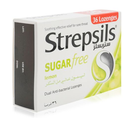 Picture of Strepsils Lemon Sugar Free 36's