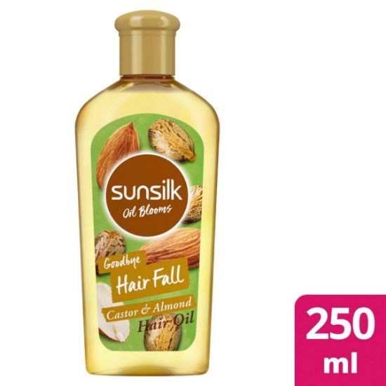 Picture of Sunsilk Almond & Castor Hair Oil Good Bye Hair Fall 250ml