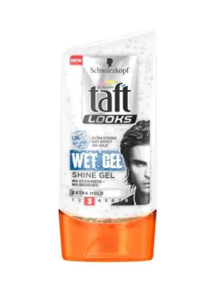 Picture of Taft Looks Powder Gel 24H Wet Effect No Stickiness-No Residues Extra Hold 150ml