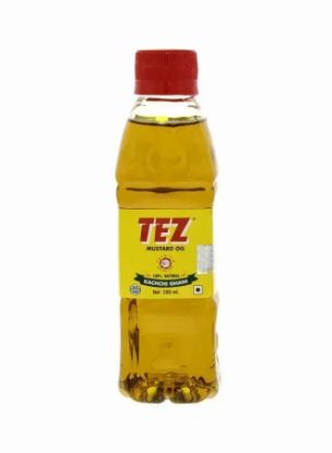 Picture of Tez Mustard Oil Kachichi Ghani 100% Natural 240ml