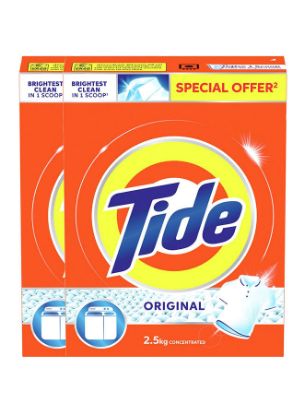 Picture of Tide Detergent Original Blue 2x2.5kg