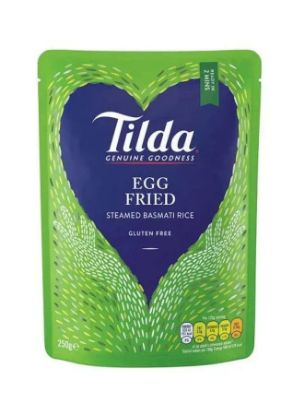 Picture of Tilda Egg Fried Rice Gluten Free Made With Free Range Eggs 250gm