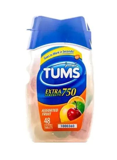 Picture of Trums Tablet Antacid Assorted Fruit 48's